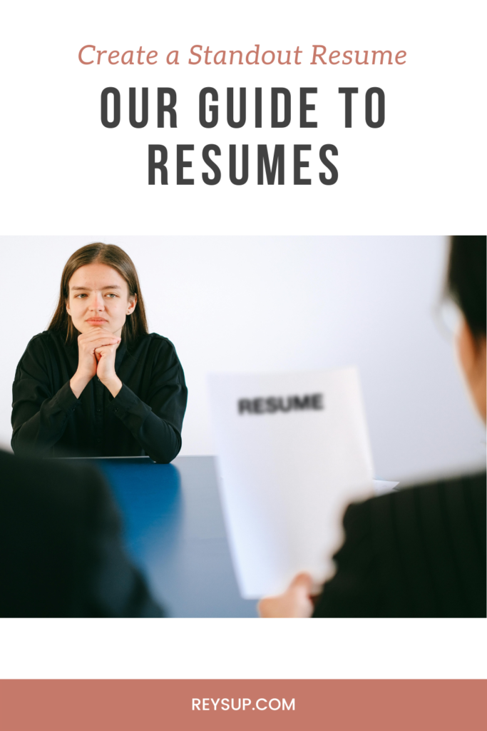 Resume writing guide