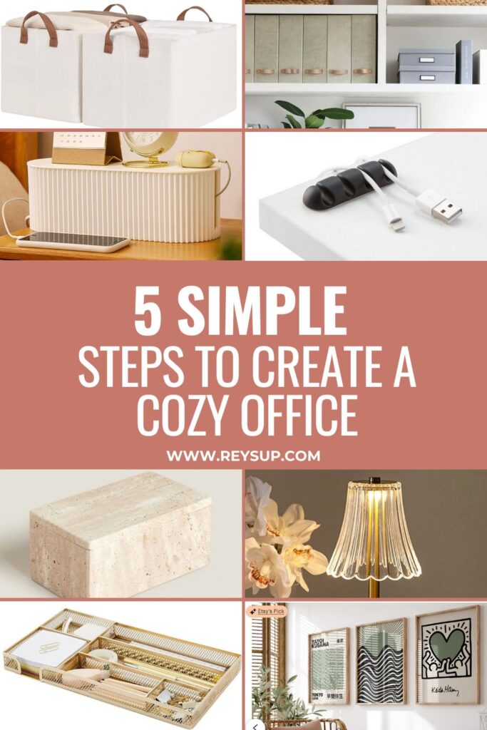 ways to make your office look super cozy