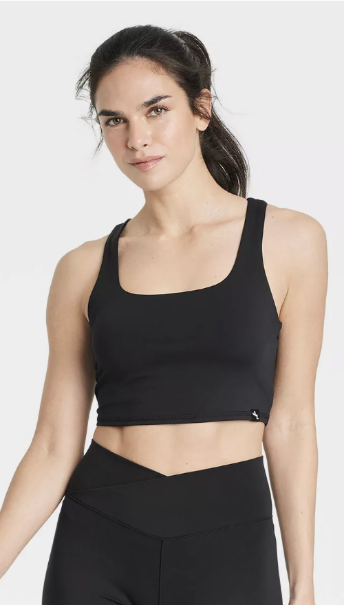 Women's Mesh Back Square Neck Bra from JoyLab by Target