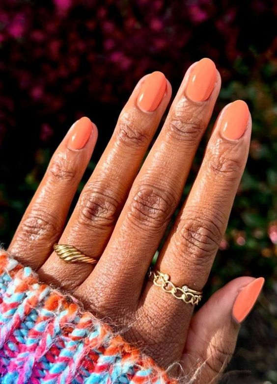 creamsicle orange nails