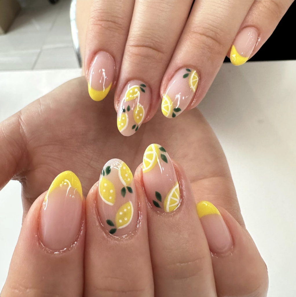 lemon nails