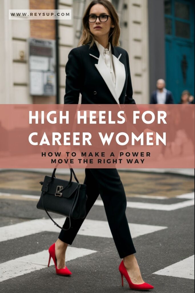 business woman high heels