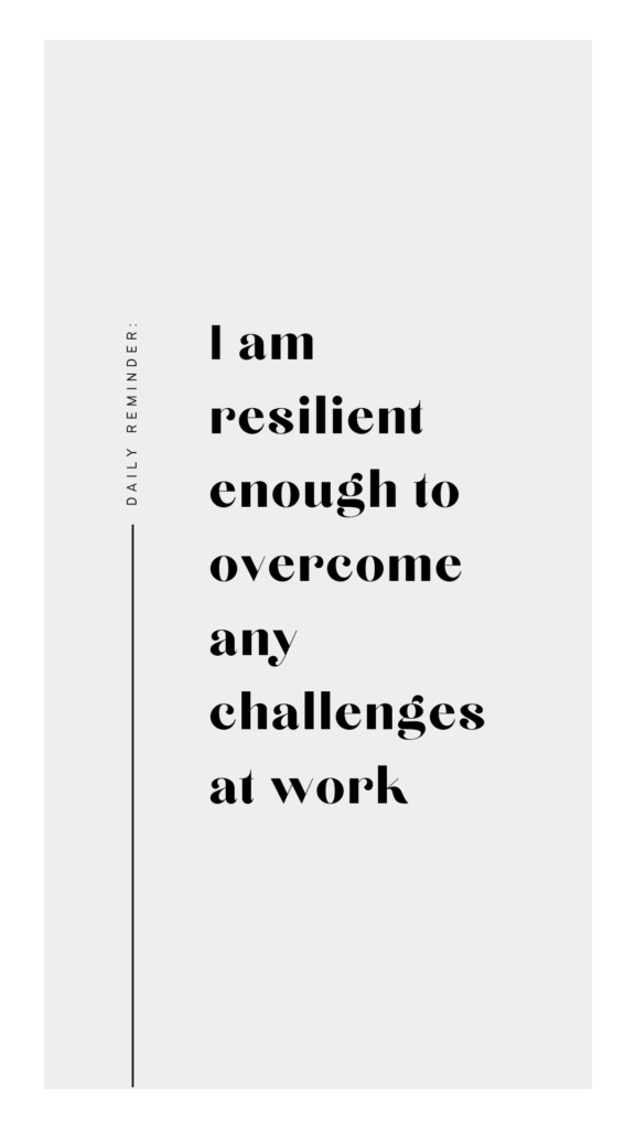 iPhone Wallpaper with Powerful Affirmations for Career Success