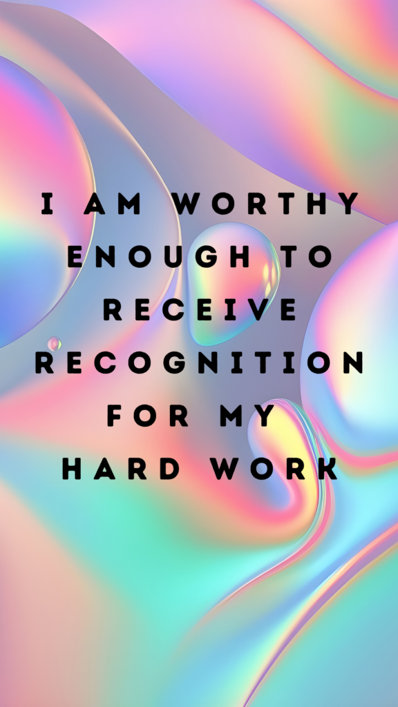 iPhone Wallpaper with Powerful Affirmations for Career Success