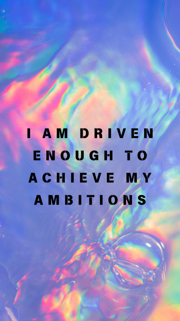 iPhone Wallpaper with Powerful Affirmations for Career Success