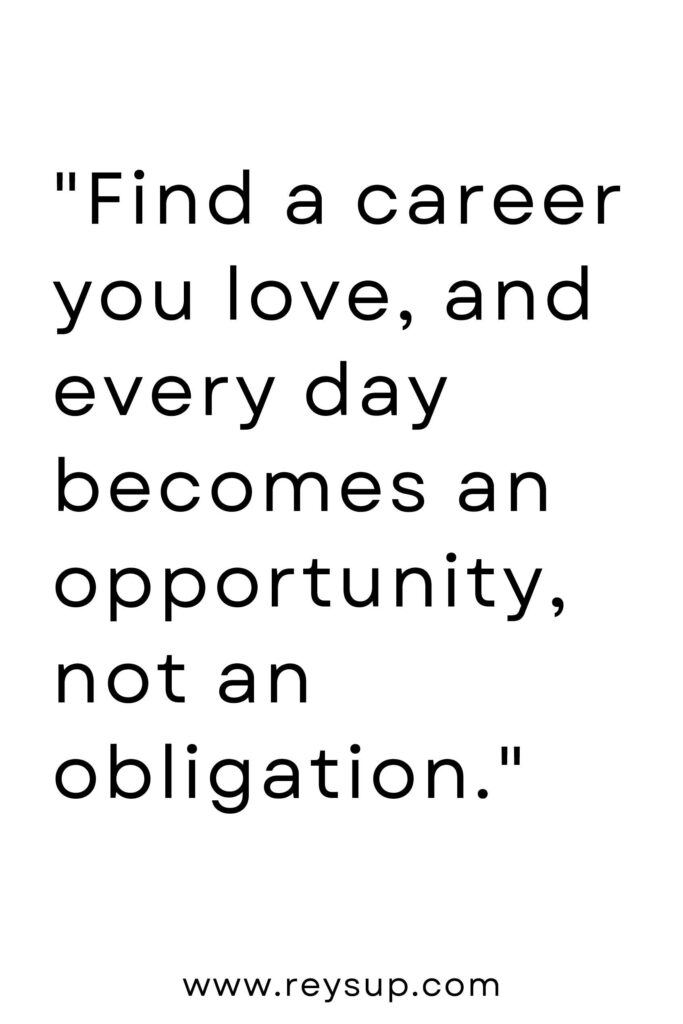 finding a career you love quote