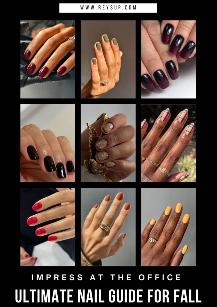 Chic Nail Designs for Fall: Impress at the Office 